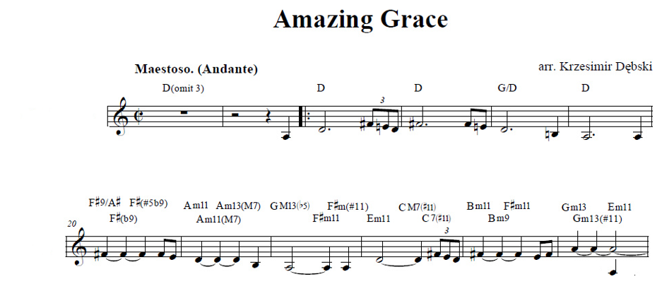 Amazing Grace - nuty