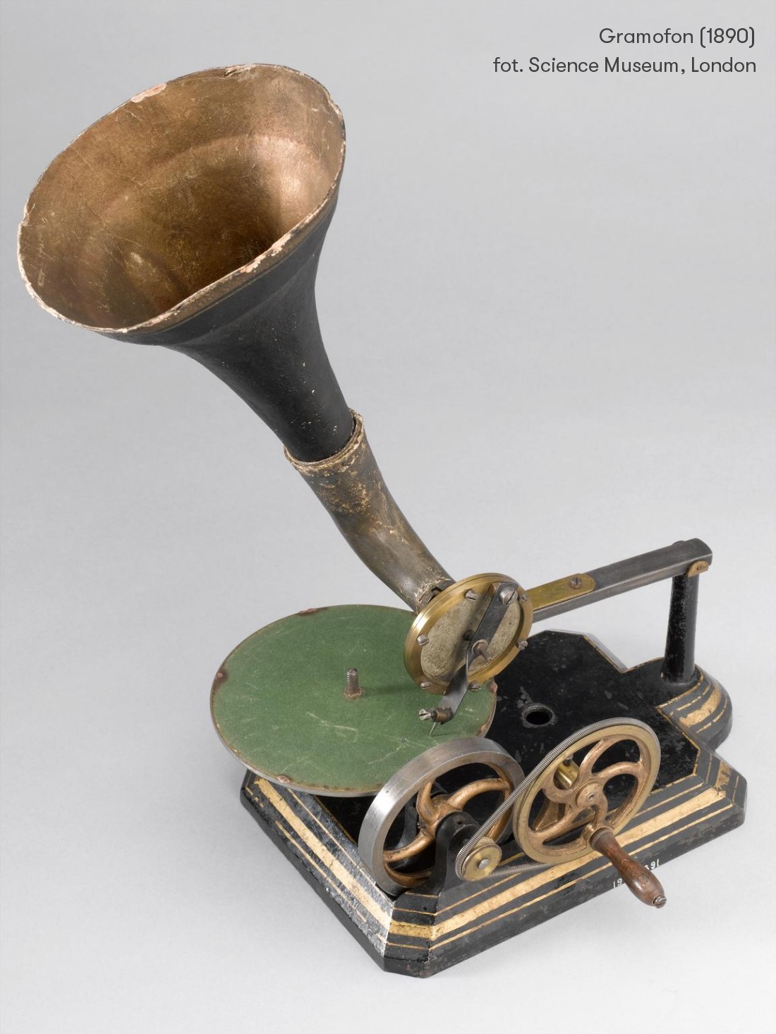 Gramofon ok. 1890 r.