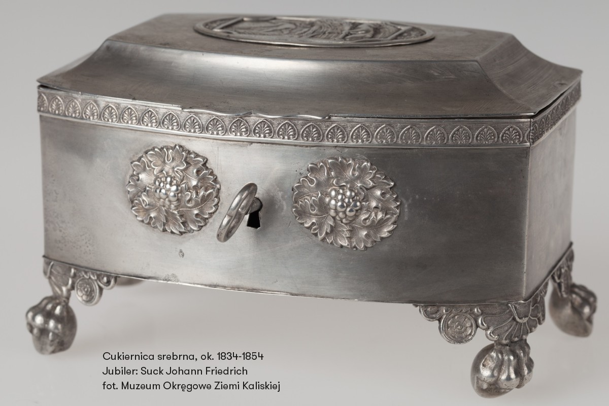 Cukiernica srebrna, ok. 1834-1854, jubiler: Suck Johann Friedrich