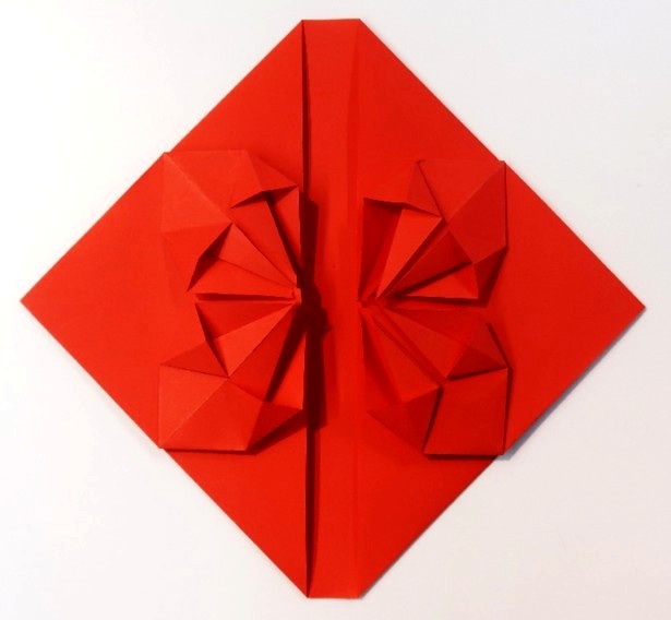 8. serce origami