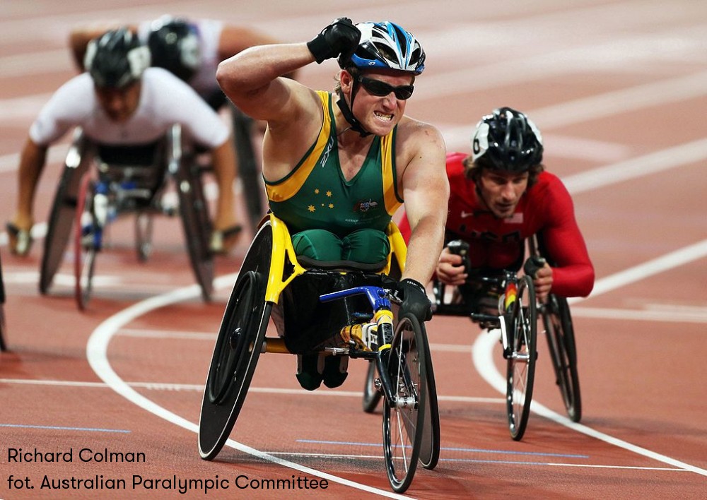 Richard Colman - paraolimpijczyk w dyscyplinie wyścigów na wózkach