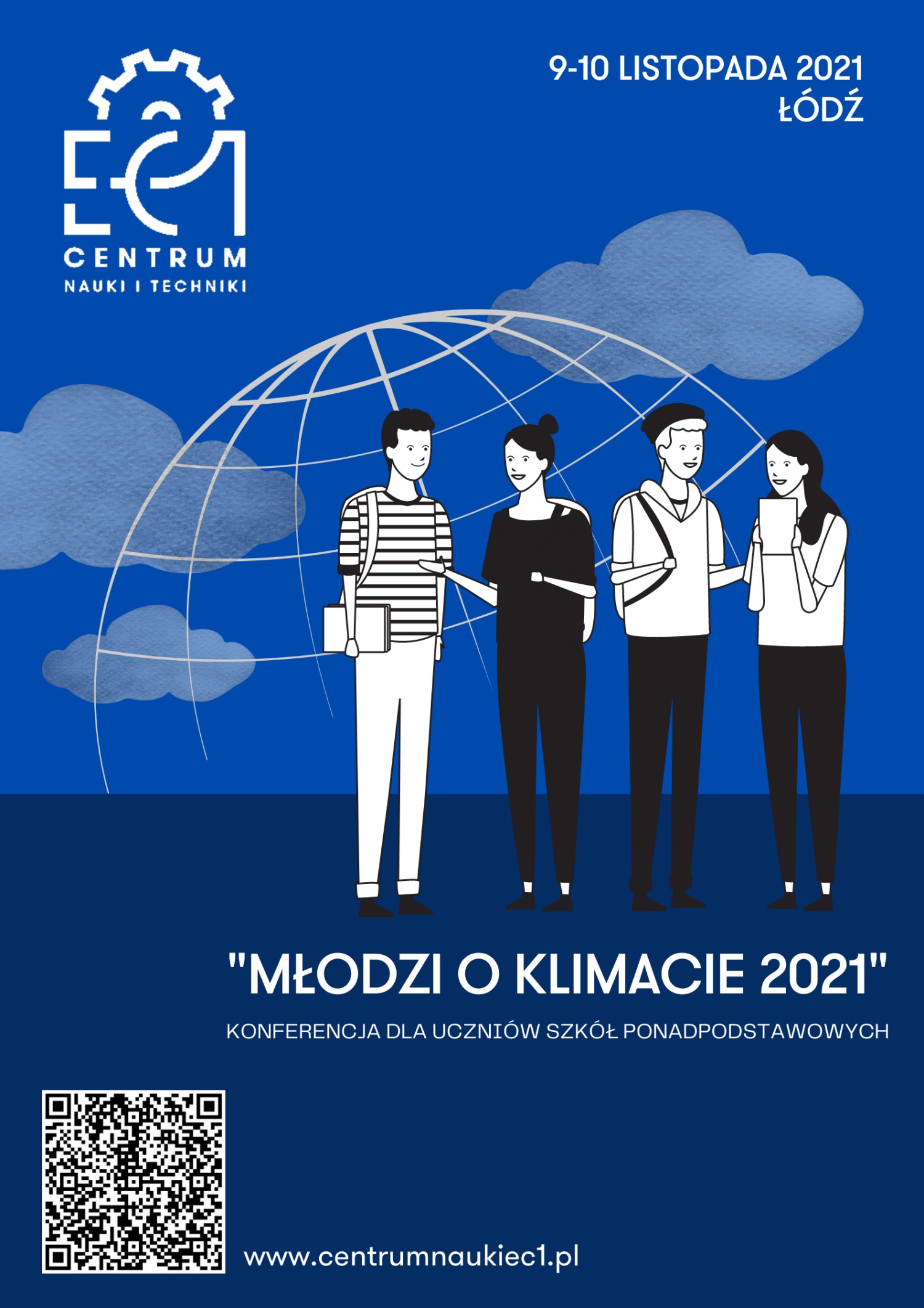 Plakat konferencji "Młodzi o klimacie 2021"